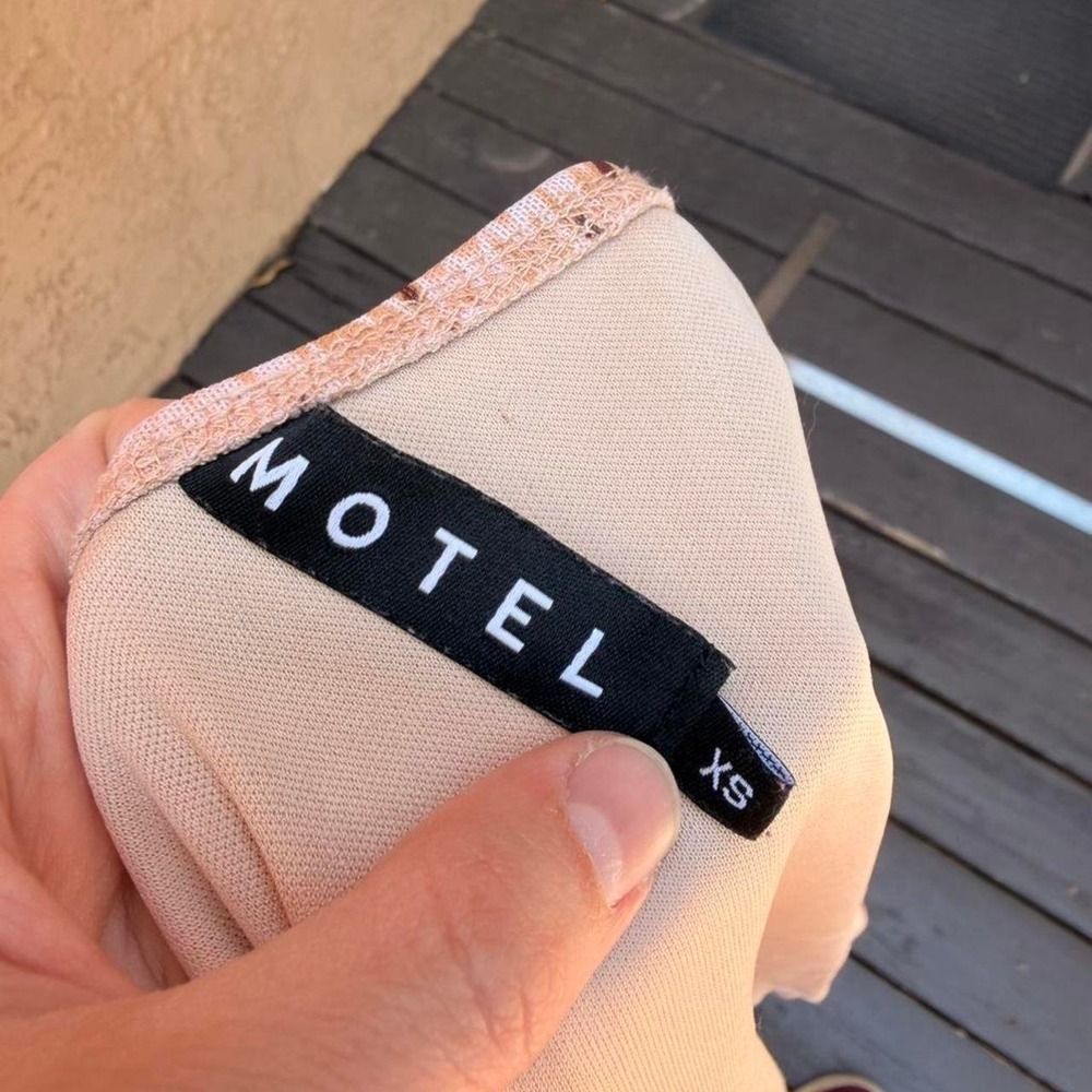 Motel leopard print tube top - Picture 5 of 6